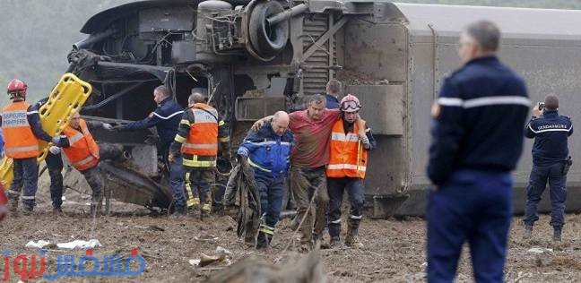 قطار فائق السرعة بفرنسا يخرج عن مساره ويقتل 7 أشخاص ويصيب آخرين 24 قطار فرنسا